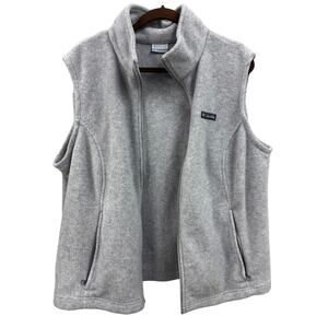 Columbia Women's 2x Gray Fleece Vest